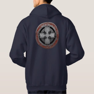 Veste À Capuche [900] Ancienne Croix de noeud d'argent sacré celti