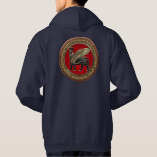 Veste À Capuche [900] Taureau à ailes par Assyrien : Or et Lamass