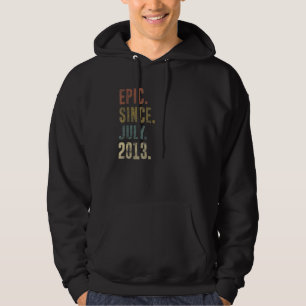 Veste À Capuche 9e anniversaire Vintage Epic depuis Juillet 2013