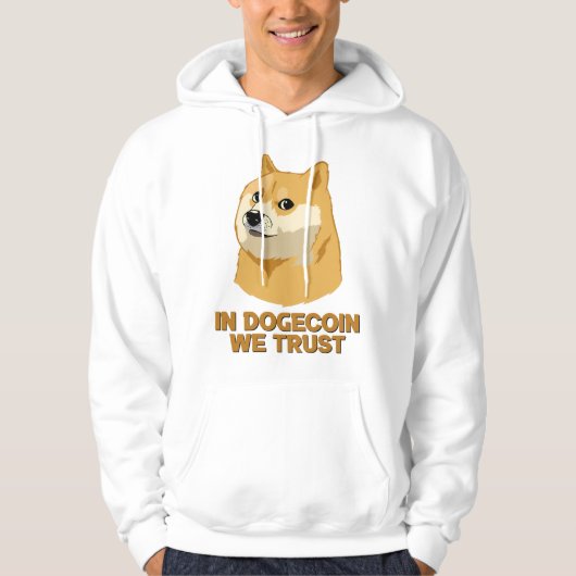 Veste À Capuche À Dogecoin, nous faisons confiance à la Cryptomonn (Devant)