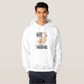 Veste À Capuche A Good Day Starts With Coffee & Giraffe Gift Funny (Devant entier)
