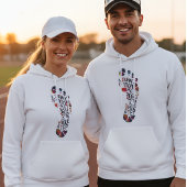 Veste À Capuche A Journey of 1000 Miles Begins with a Single Step 