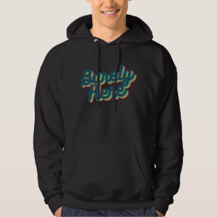 Veste À Capuche À peine ici / Bleu