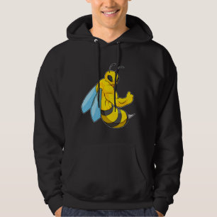Veste À Capuche Abeille comme culturiste