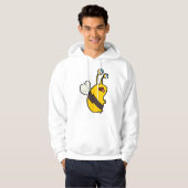 Veste À Capuche Abeille extraterrestre (Devant entier)