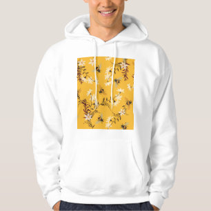 Veste À Capuche Abeille vintage et papillon : Brodé Art Floral