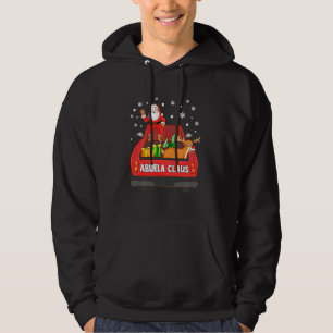 Veste À Capuche Abuela Claus Camion Rouge Père Noël Reindeer Elf C