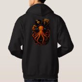 Veste À Capuche Abyss Kraken – Glowing Steampunk Octopus Hoodie (Dos)