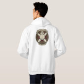 Veste À Capuche Académie de Disc Golf Crest (Dos entier)