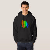 Veste À Capuche Acceptation active de l'autisme des éléphants de b (Devant entier)