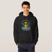 Veste À Capuche acceptation de l'autisme (2 (Devant entier)