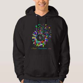 Veste À Capuche Accepter Comprendre l'amour Sensibilisation sur l'