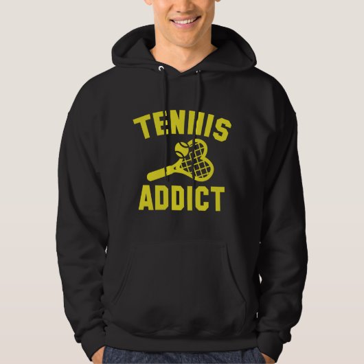 Veste À Capuche Accro du Tennis (Devant)