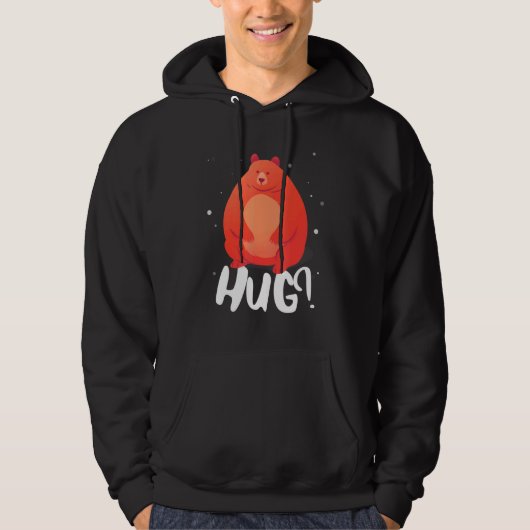 Veste À Capuche Accrocher l'ours mignon (Devant)