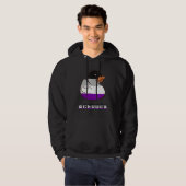 Veste À Capuche Ace Caoutchouc Asexuality Pride Caoutchouc A (Devant entier)