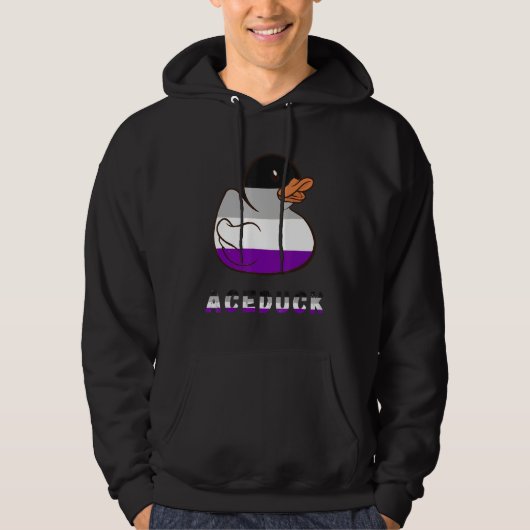 Veste À Capuche Ace Caoutchouc Asexuality Pride Caoutchouc A (Devant)