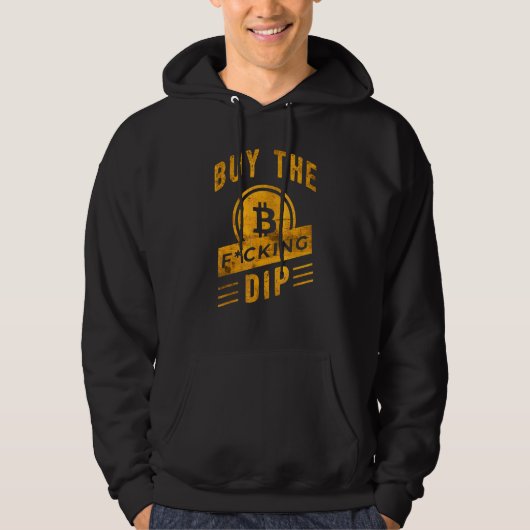 Veste À Capuche Acheter La Crypto Bitcoin Cryptomonnaie Slogan Bit (Devant)