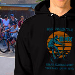 Veste À Capuche Add Name Change All Text BMX Freestyle Extreme<br><div class="desc">Add the Name you want and Change ANY or ALL of the other Text Lines - - See my store for lots more great Bike Gift Ideas.</div>