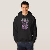 Veste À Capuche Adieu 2e année Bonjour 3e année Enseignant S (Devant entier)