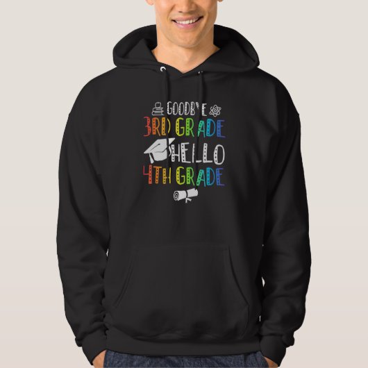 Veste À Capuche Adieu 3e année Bonjour 4e année (Devant)
