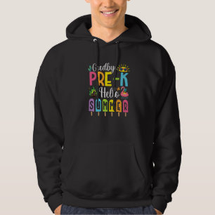 Veste À Capuche Adieu Pré K Bonjour Popsicle été Ice Dernier jour