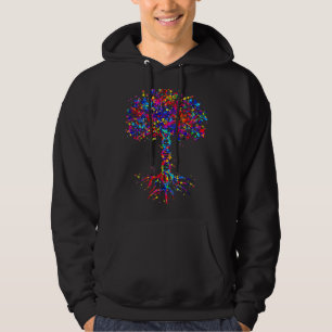 Veste À Capuche ADN Arbre Vie Aquarelle Biologiste génétique Scien