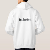 Veste À Capuche Adopter la diversité (Dos)