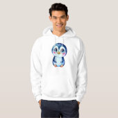 Veste À Capuche Adorable pingouin dans la neige (Devant entier)