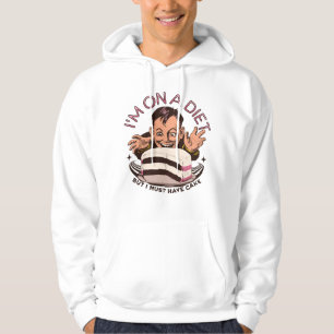 Veste À Capuche Adorables Drôle Je suis sur un régime mais je dois