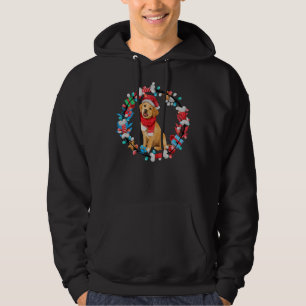 Veste À Capuche Advent Wreath Labrador Retriever Noël