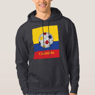 Veste À Capuche Affiche de football de Colombie