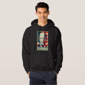 Veste À Capuche Affiche de propagande Dwight D Eisenhower (Devant entier)