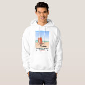 Veste À Capuche Affiche de voyage de Ducpool Beach Cornwall (Devant entier)
