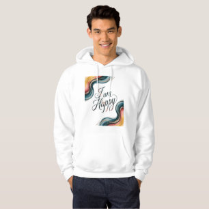 Veste À Capuche Affirmation Radiante - Je Suis Heureux