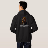 Veste À Capuche Agence de surveillance de l'application de la loi (Dos entier)