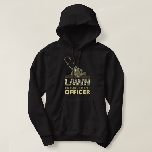 Veste À Capuche AGENT DE L'APPLICATION DE LA LOI drôle de jardinag (Design devant)