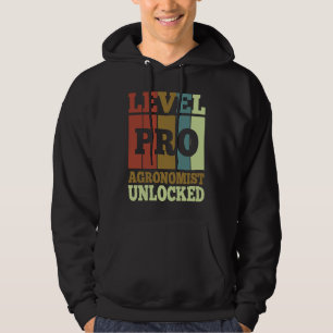 Veste À Capuche Agronome Pro Débloqué Style Vintage Unique