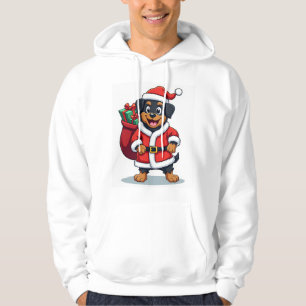 Veste À Capuche Aide de Père Noël Rottweiler