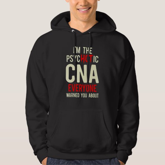 Veste À Capuche Aide-soignant certifié CNA Hot 1 (Devant)