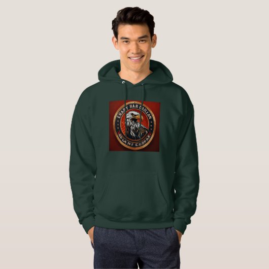 Veste À Capuche Aigle Américain (Devant entier)