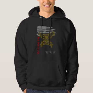 Veste À Capuche Aigle Américain Liberté Liberté Patriote Justice P