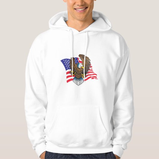 Veste À Capuche Aigle de Bald (Devant)