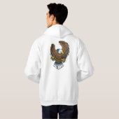 Veste À Capuche Aigle de Bald (Dos entier)