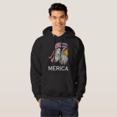 Veste À Capuche Aigle mericain (Devant entier)