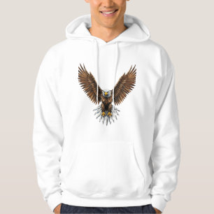 Veste À Capuche Aigle minimaliste