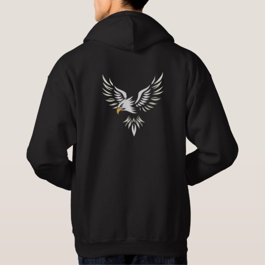 Veste À Capuche Aigle tribal (Dos)