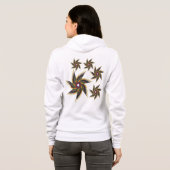 Veste À Capuche ailes flore (Dos entier)
