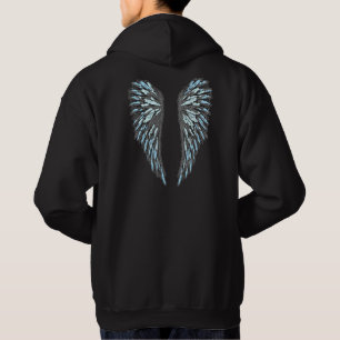 Veste À Capuche Ailes foncées d'ange