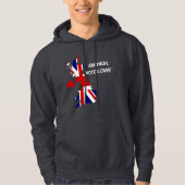 Veste À Capuche Aim High, Vote Lowe Statement British Map Hoodie (Devant)