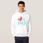 Veste À Capuche Aime mon toutou (Devant entier)